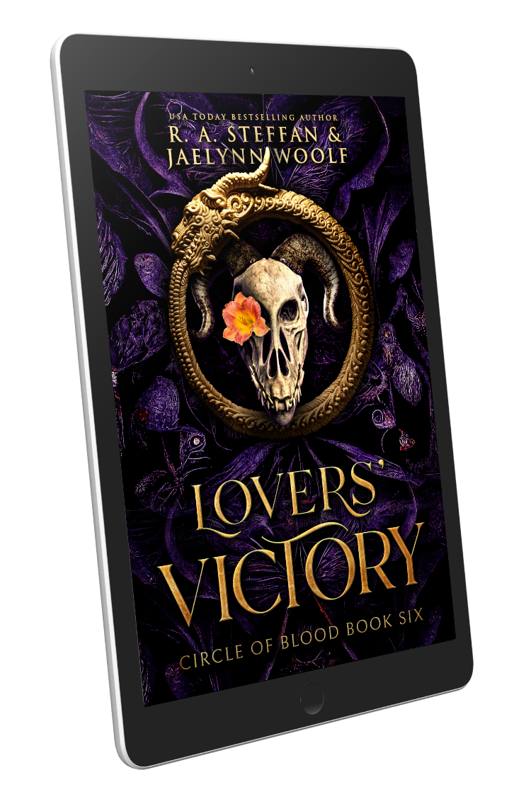 Lovers' Victory ebook cover, paranormal vampire romance e-book