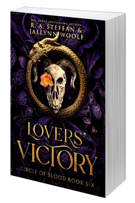 Lovers' Victory paperback cover, paranormal vampire romance book