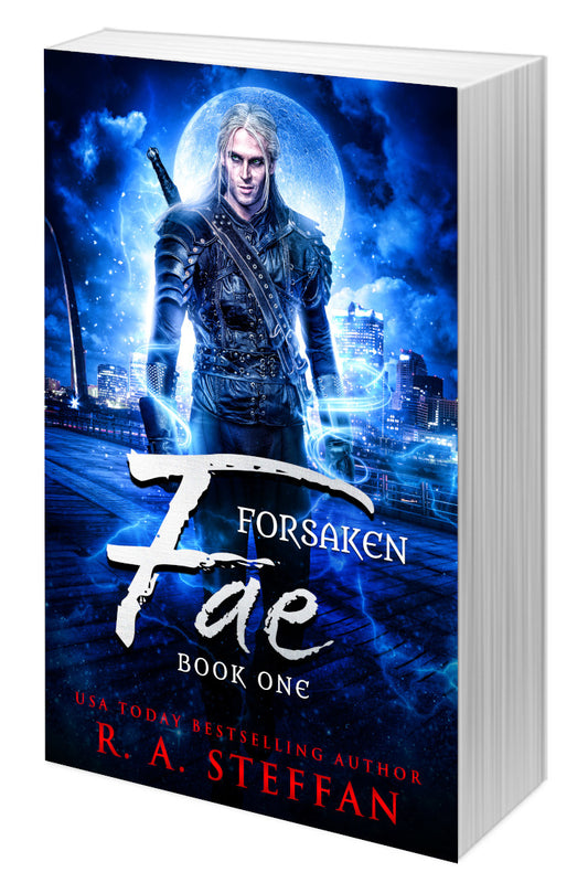 Forsaken Fae Book One cover, gay paranormal romance paperback