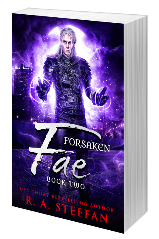 Forsaken Fae Book Two cover, gay paranormal romance paperback
