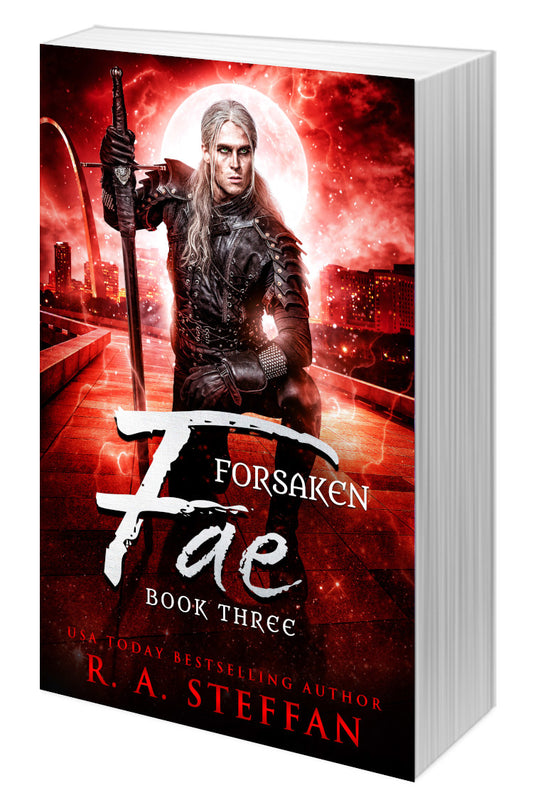 Forsaken Fae Book Three cover, gay paranormal romance paperback