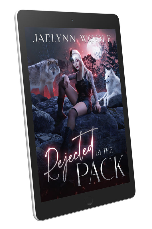 Rejected by the Pack cover, paranormal menage romance e-book