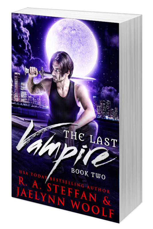 The Last Vampire Book Two cover, steamy vampire romance paperback