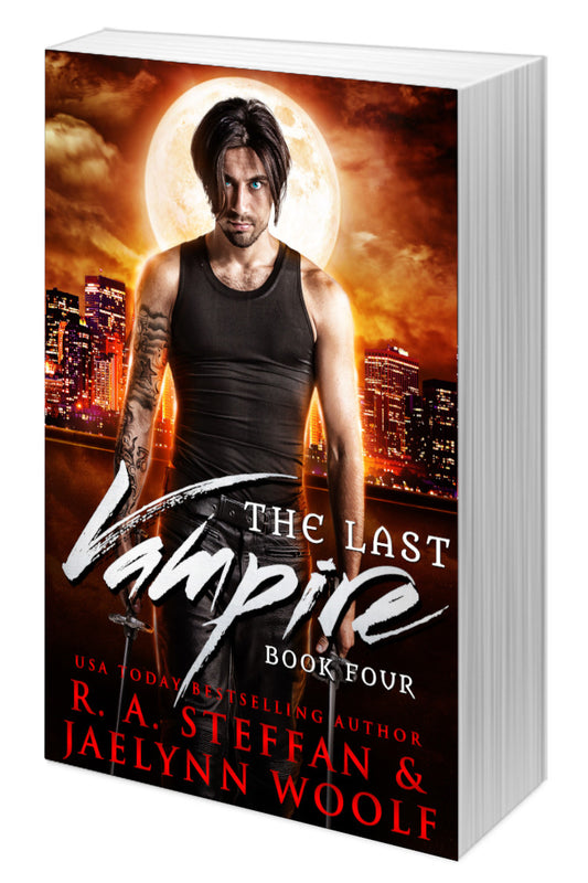 The Last Vampire Book Four cover, steamy vampire romance paperback