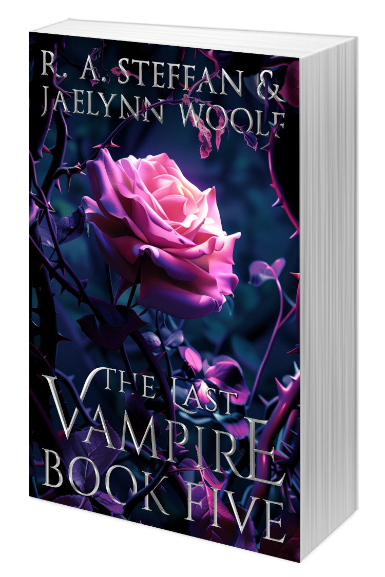 The Last Vampire Book Five cover, steamy vampire romance paperback