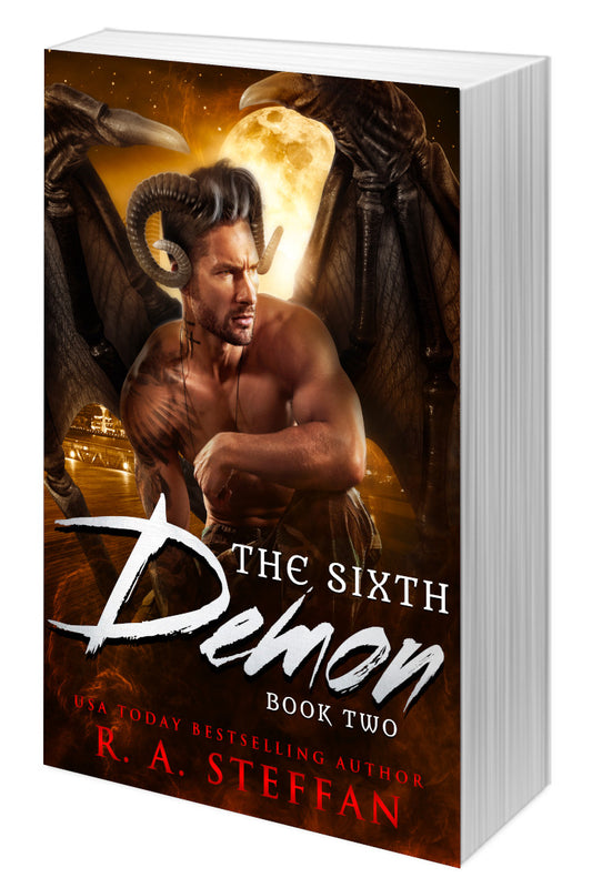 The Sixth Deon Book Two cover, paranormal romance paperback