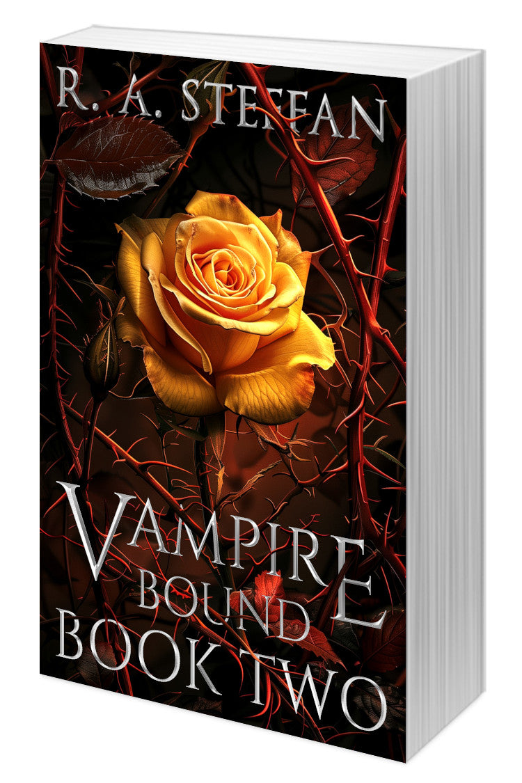 Vampire Bound Book Two cover, paranormal romance paperback