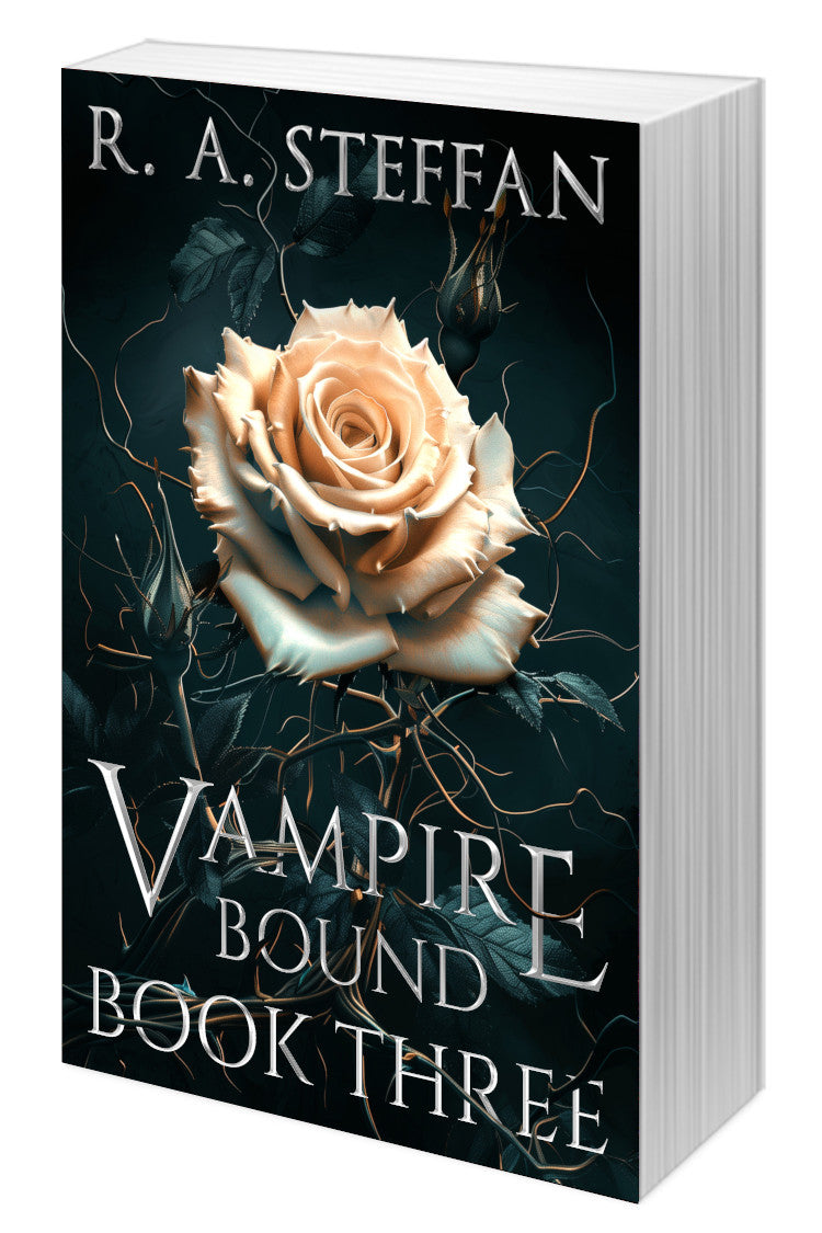 Vampire Bound Book Three cover, paranormal romance paperback